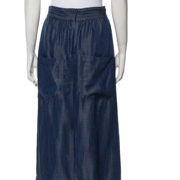 Ruffle Embellishment Midi Length Skirt - Picture 2 of 3